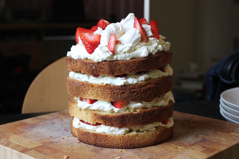 Strawberry Eton Mess Cake