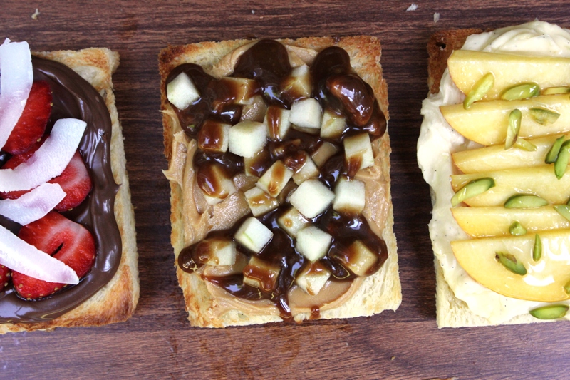 Apple, Peanut Butter and Butterscotch Fairy Bread Recipe