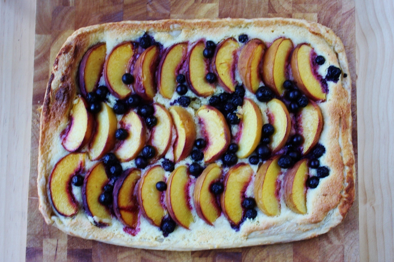 Peach Blueberry Almond Galette Recipe