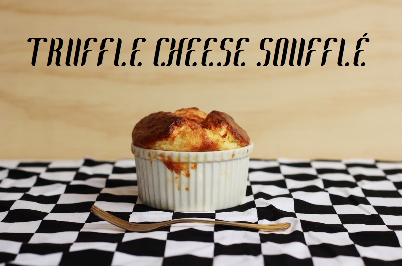 Truffle Cheese Soufflé Recipe // TheSugarHit.com