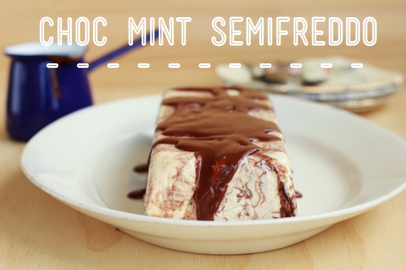 Choc Mint Semifreddo / TheSugarHit.com