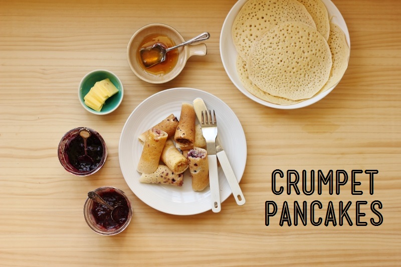 Crumpet Pancakes / TheSugarHit.com