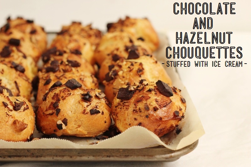 Chocolate and Hazelnut Chouquettes | TheSugarHit.com