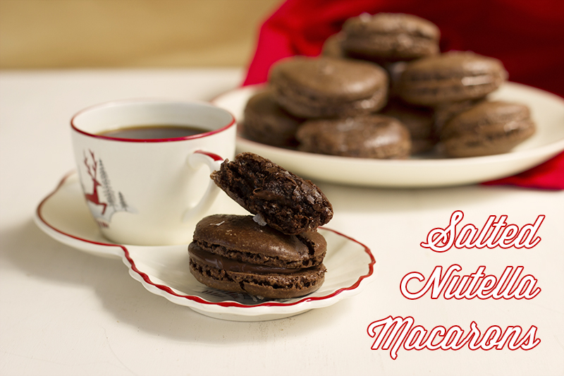 Salted Nutella Macarons | The Sugar Hit