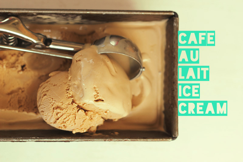 Cafe Au Lait Ice Cream | The Sugar Hit