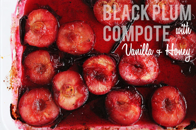 Black Plum Compote | The Sugar Hit