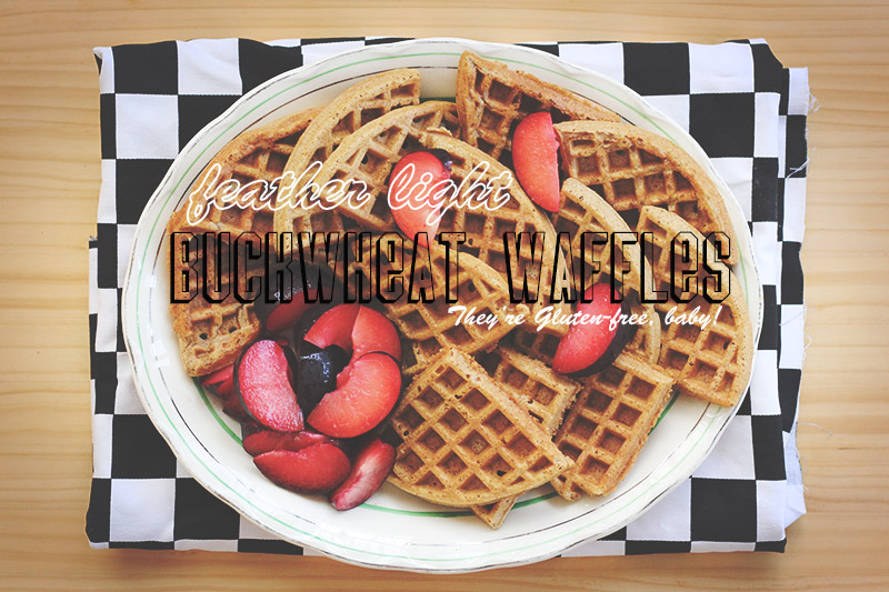 Feather-light Buckwheat Waffles | The Sugar Hit