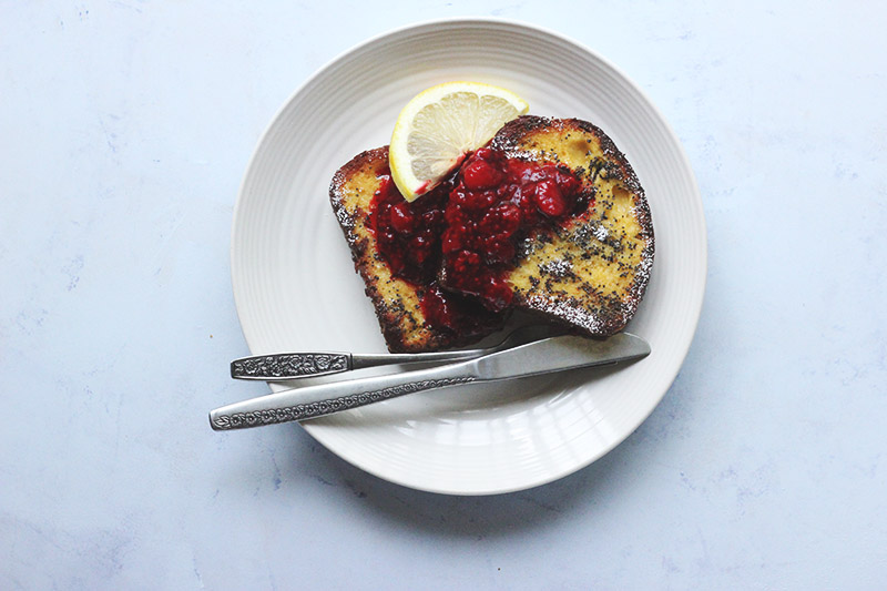 Lemon and Poppy Seed French Toast | The Sugar Hit