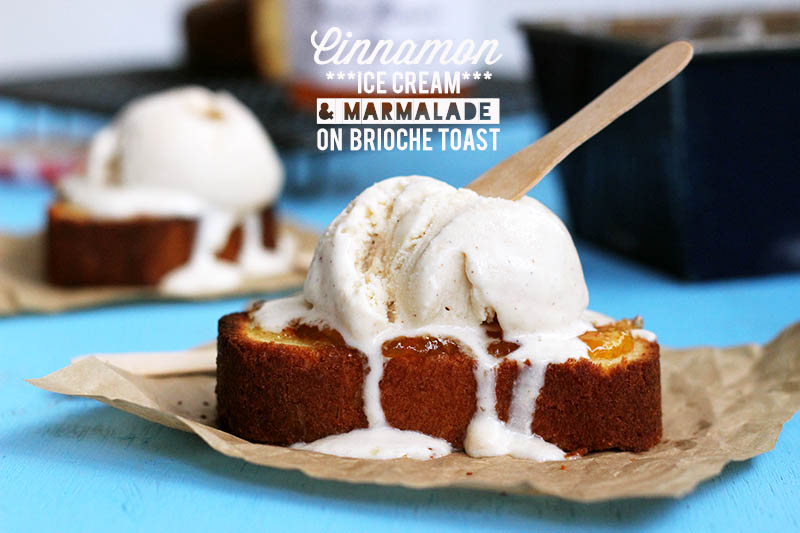 Cinnamon & Marmalade Brioche Sundae | The Sugar Hit