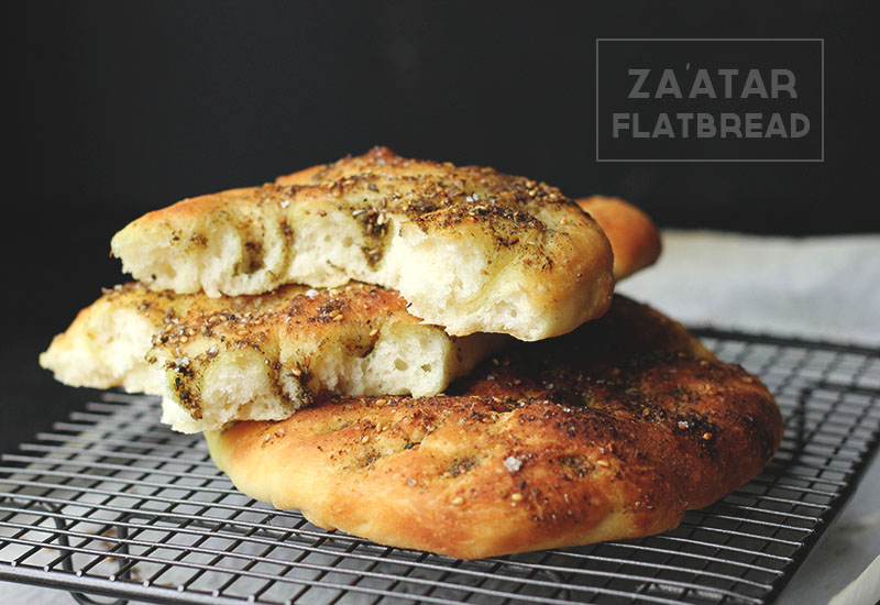 Za'atar Flatbread | The Sugar Hit