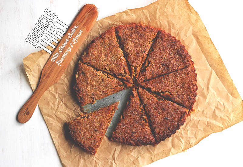 Treacle Tart with Brown Butter and Lemon | The Sugar Hit!