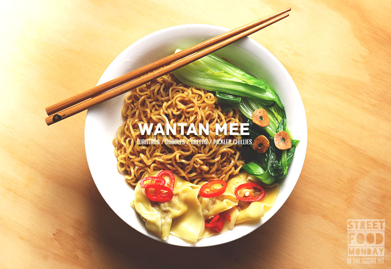 Wantan Mee = saucy noodles / silky wantans / tender greens / pickled chillies! | The Sugar Hit