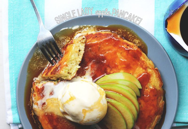 Single Lady Apple Pancake! | The Sugar Hit