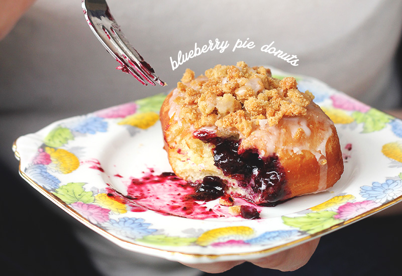 Blueberry Pie Donuts | The Sugar Hit