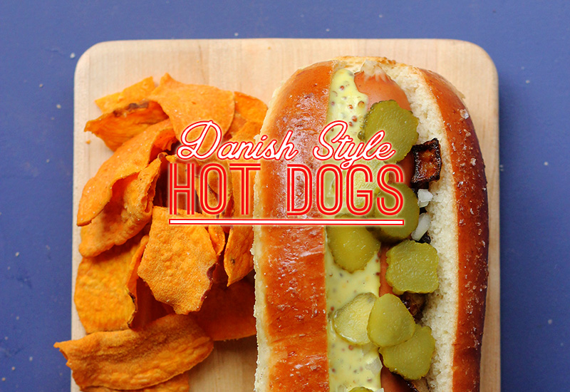 Danish Style Hot Dogs {street food monday} | The Sugar Hit