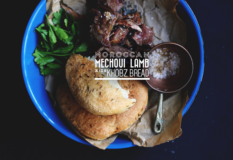 Moroccan Mechoui Lamb with Khobz Bread | The Sugar Hit