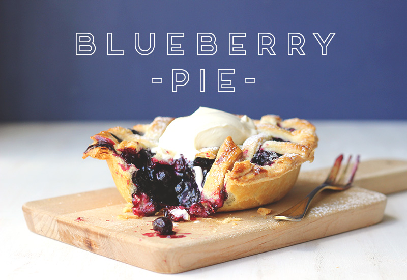 Blueberry Pie // The Sugar Hit