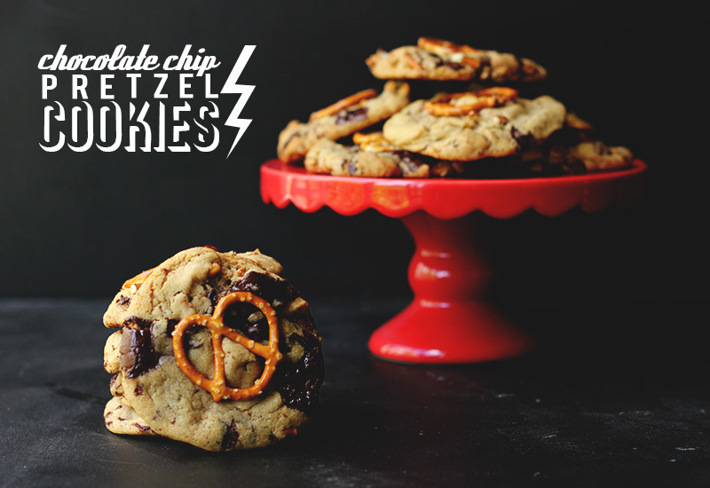 Chocolate Chip Pretzel Cookies | The Sugar Hit