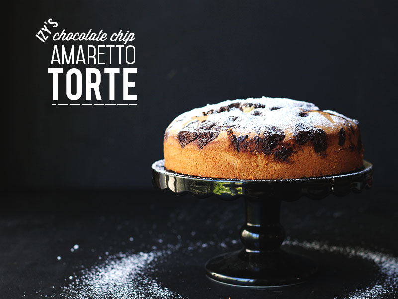 Izy's Chocolate Chip Amaretto Torte | The Sugar Hit