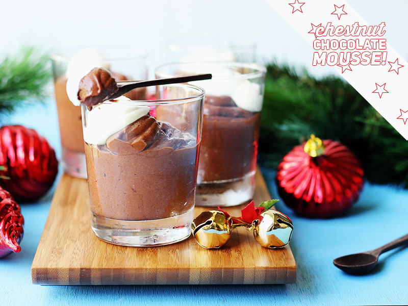 Chestnut Chocolate Mousse // The Sugar Hit