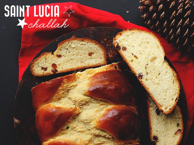 Saint Lucia Challah // The Sugar Hit