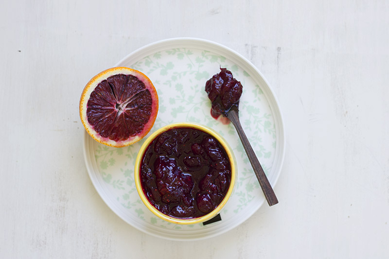 Blood Orange Cranberry Sauce // The Sugar Hit