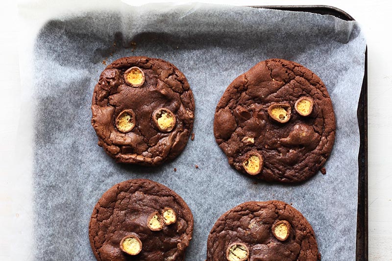 Brown Butter Chocolate Malted Cookies // The Sugar Hit