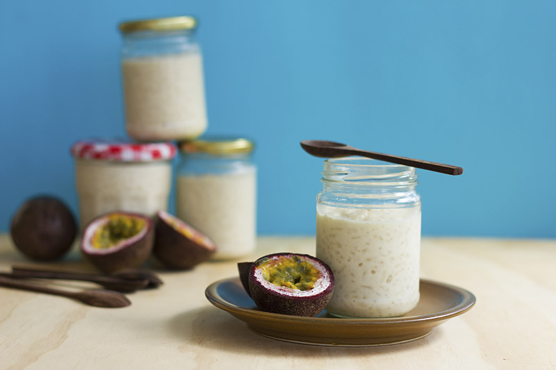 Coconut Rice Porridge with Passionfruit // The Sugar Hit