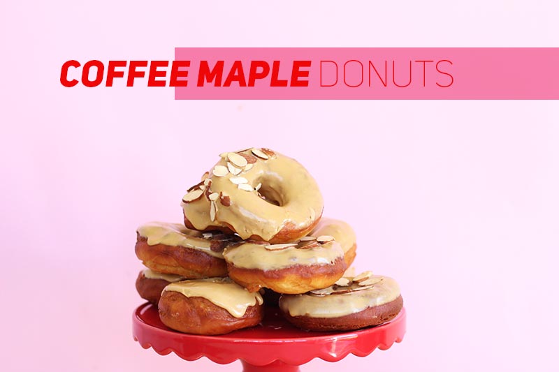 Coffee Maple Donuts // The Sugar Hit