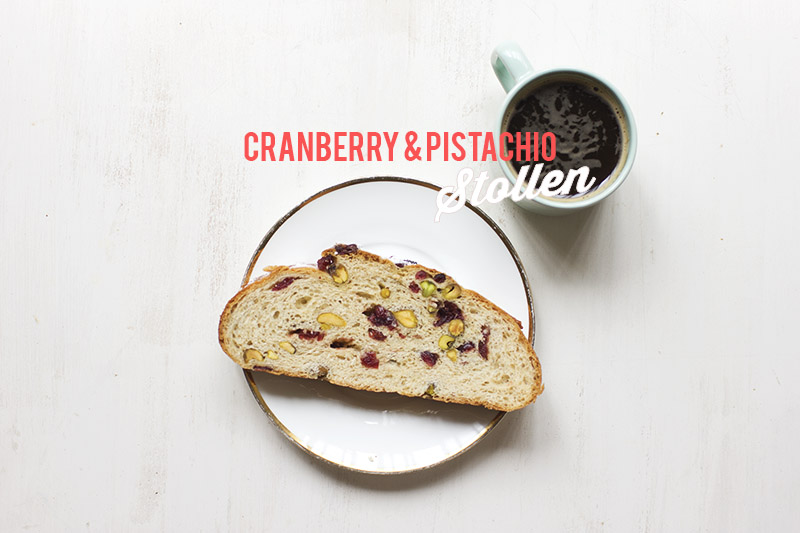 Cranberry & Pistachio Stollen // The Sugar Hit