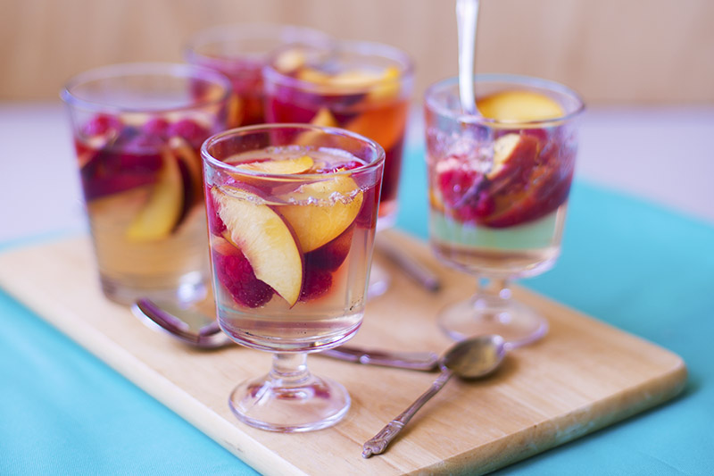 Elderlflower Peach & Raspberry Jellies // The Sugar Hit
