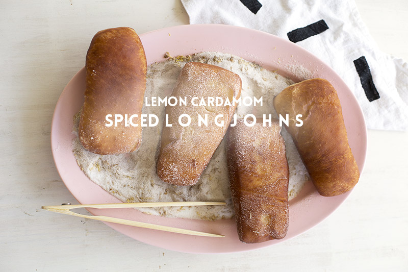 Lemon Cardamom Spiced Longjohns // The Sugar Hit!