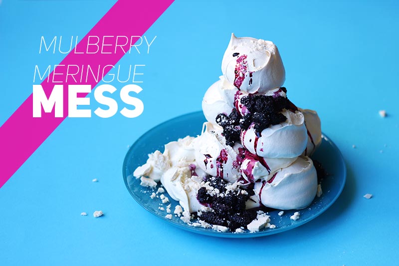 Mulberry Meringue Mess // The Sugar Hit