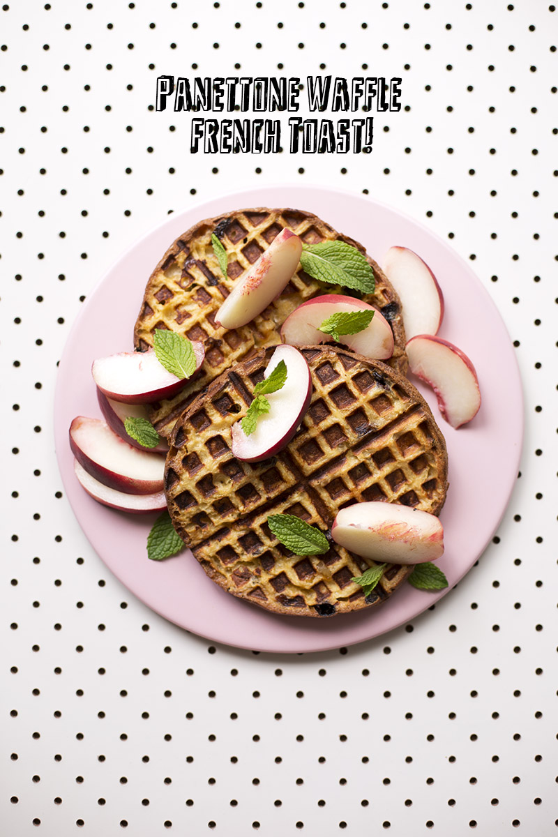 Panettone French Toast Waffles // The Sugar Hit