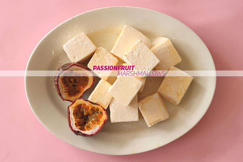 Passionfruit Vanilla Marshmallows // The Sugar Hit