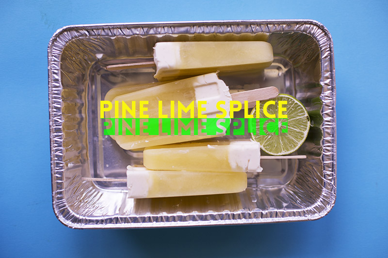 Pine Lime Splice Pops! // The Sugar Hit