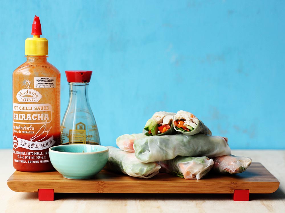 Quick & Easy Rice Paper Rolls // The Sugar Hit