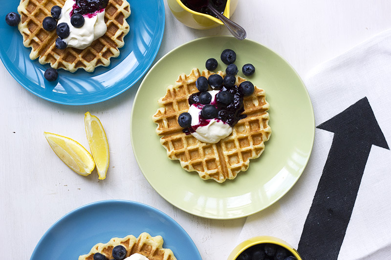 Ricotta Waffles from Whip It Up! // The Sugar Hit