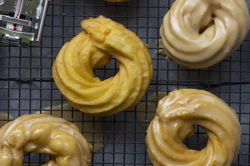 Salted Maple Crullers // The Sugar Hit!