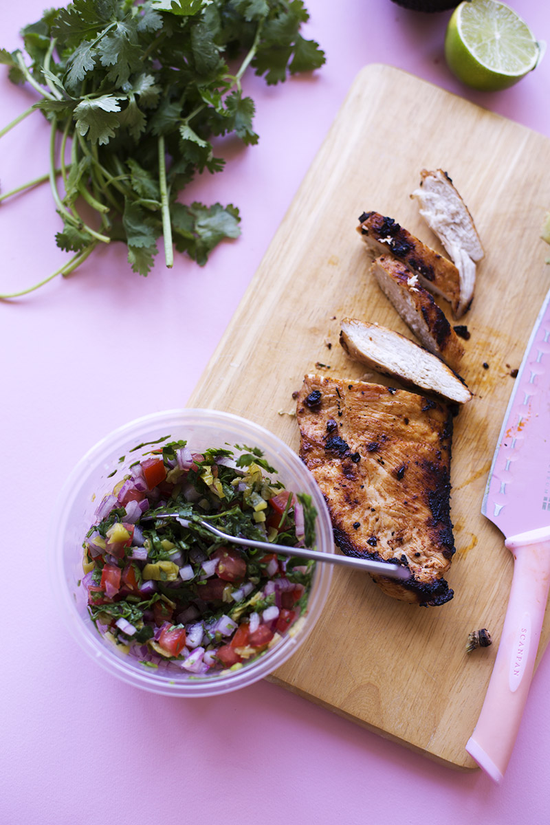 Spicy-Smoky Chicken Taco Salad