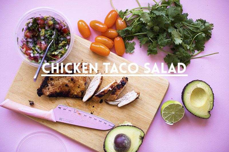 Spicy-Smoky Chicken Taco Salad