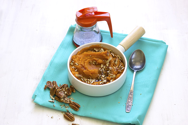 Whipped Maple Pecan Sweet Potatoes // The Sugar Hit