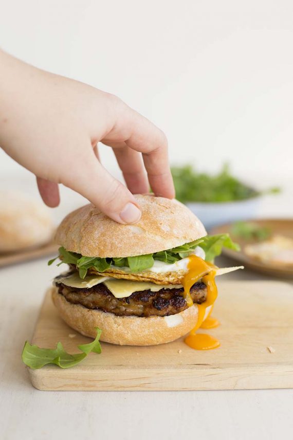 Sweet Paprika Sausage Breakfast Burgers The Sugar Hit