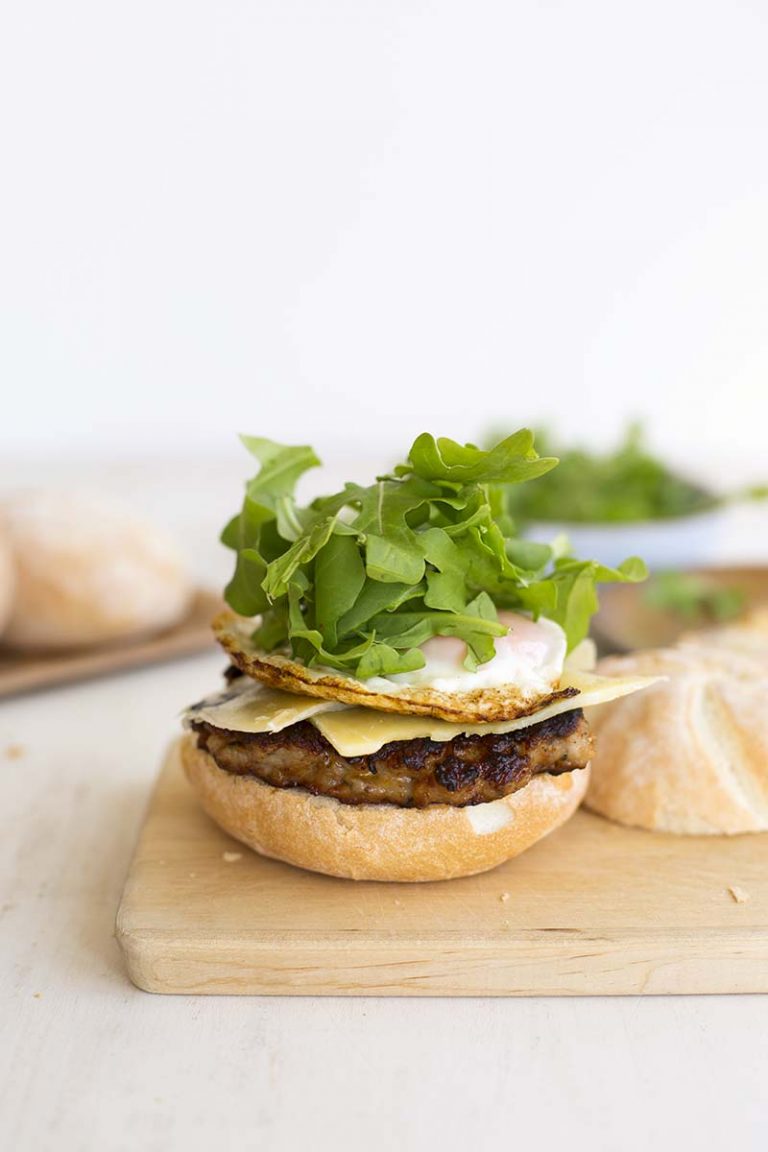 Sweet Paprika Sausage Breakfast Burgers The Sugar Hit