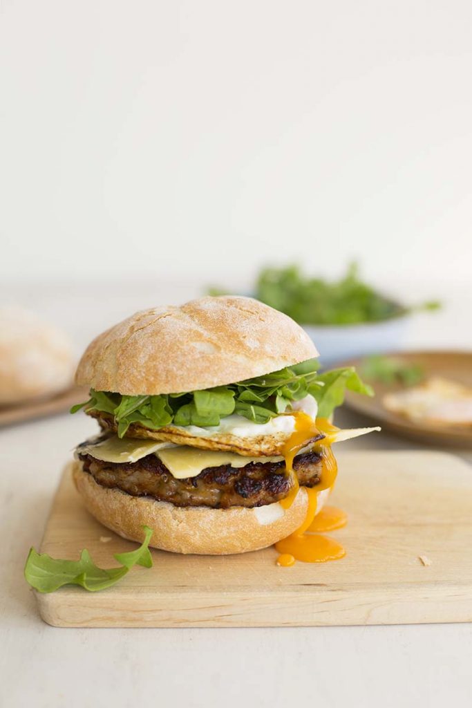 Sweet Paprika Sausage Breakfast Burgers The Sugar Hit