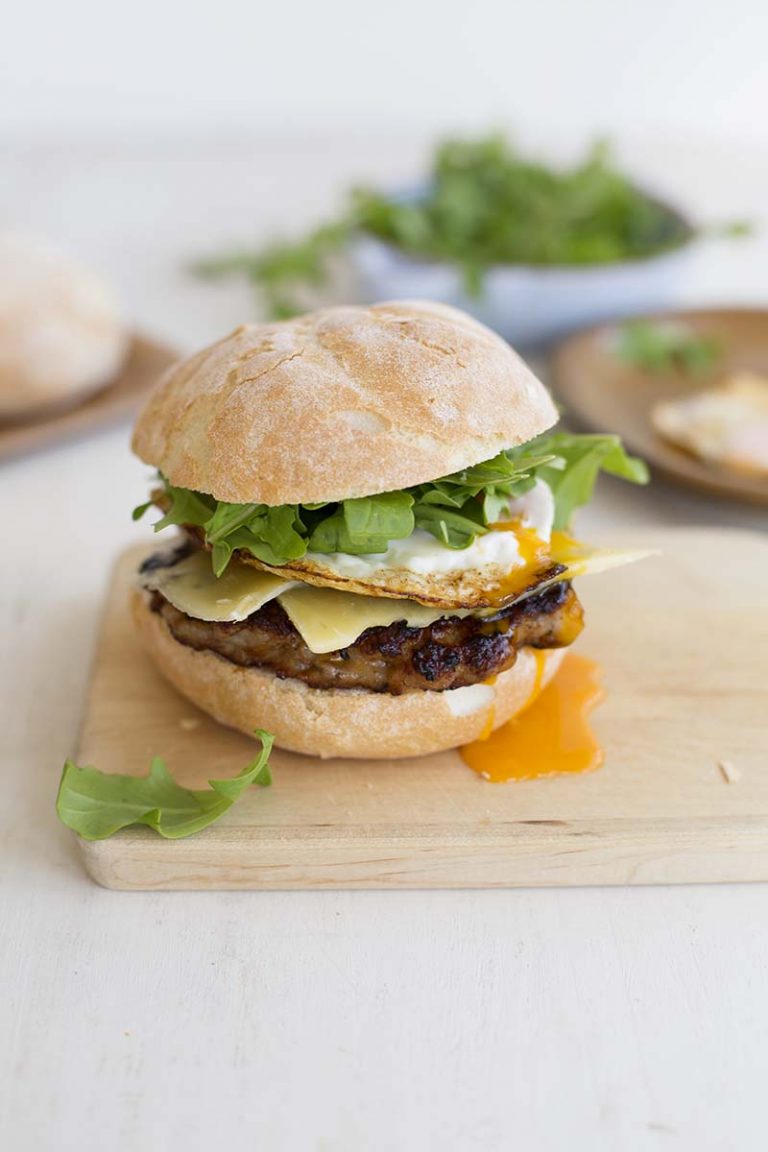 Sweet Paprika Sausage Breakfast Burgers The Sugar Hit