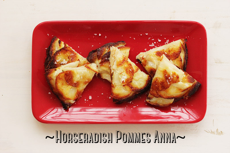 Horseradish Pommes Anna | The Sugar Hit