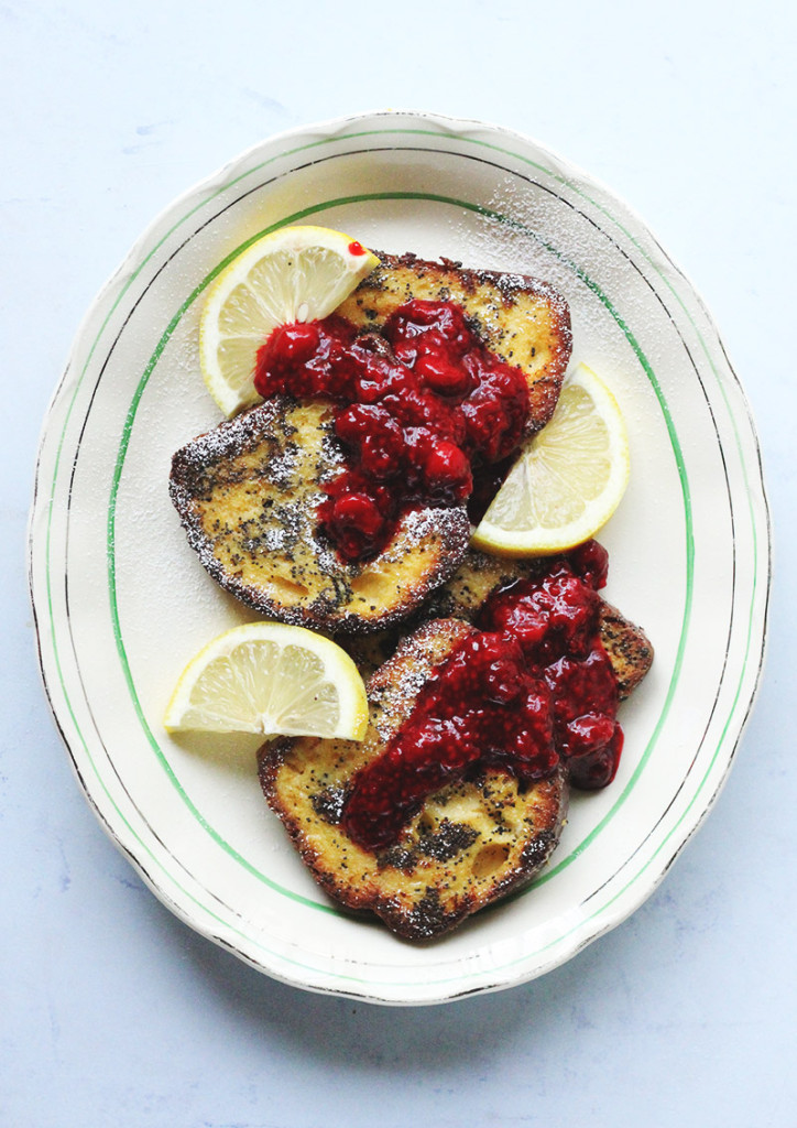 Lemon & Poppy Seed French Toast The Sugar Hit