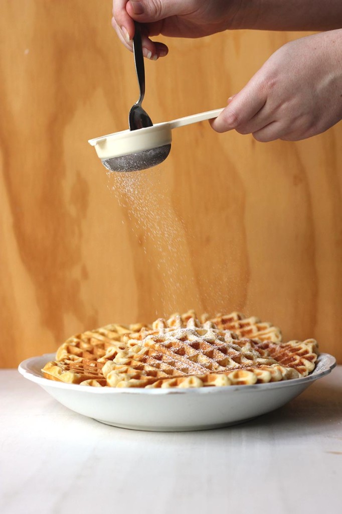 Vanilla Sour Cream Waffles The Sugar Hit