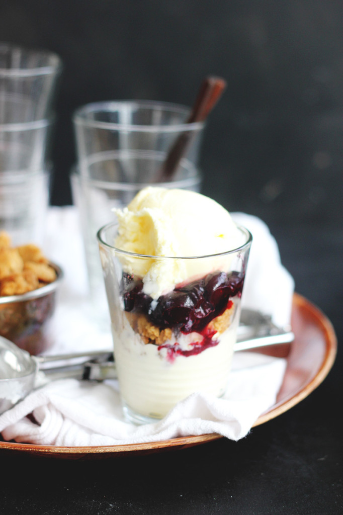 Cherry & Mascarpone Cheesecake Sundaes! The Sugar Hit